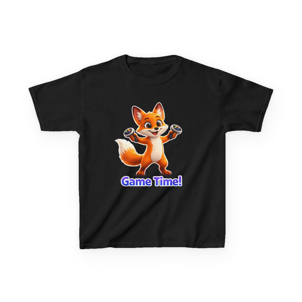 Kids Gamer T-Shirt – Fox Game Time Graphic Tee