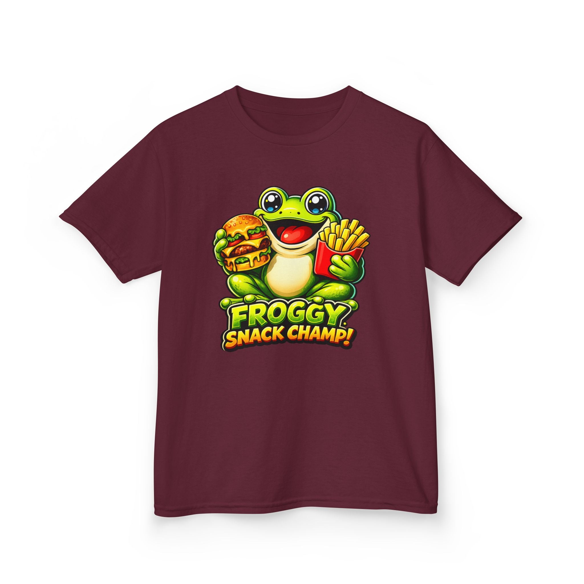 Kids Frog T-Shirt – Froggy Snack Graphic Tee