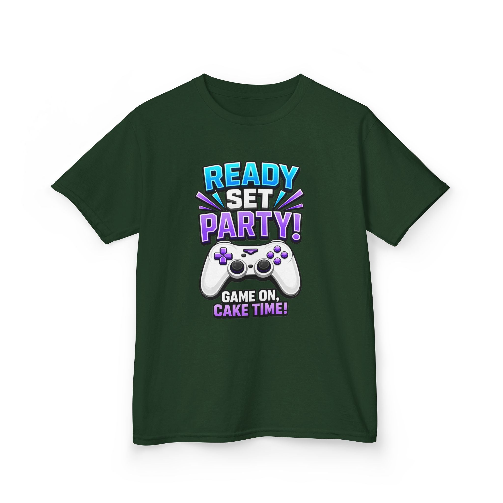 Kids Party T-Shirt — 'Ready, Set, Party!' Gaming Graphic Tee