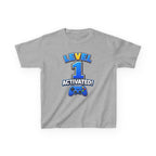 Kids Birthday T-Shirt — 'Level 1 Activated!' Birthday Gaming Graphic Tee