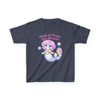 Kids Ocean T-Shirt — 'Make A Splash!' Mermaid & Seahorse Graphic Tee