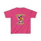 Kids Baseball T-Shirt — 'Hot Dog Power' Home Run Graphic Tee