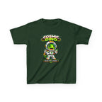 Cosmic Dino Kids T‑Shirt — 'Ready for Launch' Space Dinosaur Tee