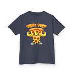 Kids Pizza T-Shirt — 'Cheesy Champ' Fun Food Graphic Tee