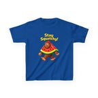 Kids Sasquatch T-Shirt — 'Stay Squatchy!' Watermelon Graphic Tee