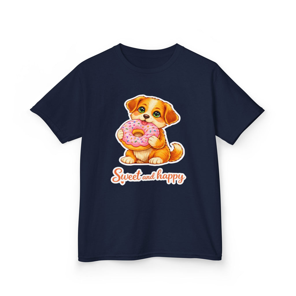 Kids Puppy T-Shirt – Donut Lover Graphic Tee