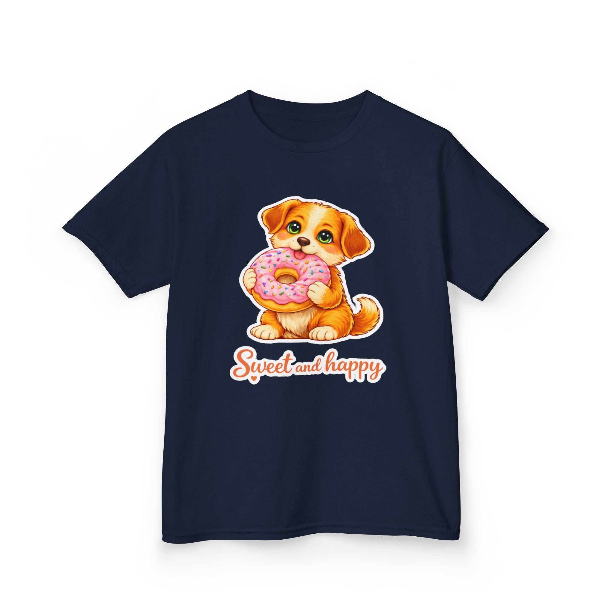 Kids Puppy T-Shirt – Donut Lover Graphic Tee