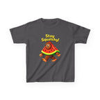 Kids Sasquatch T-Shirt — 'Stay Squatchy!' Watermelon Graphic Tee