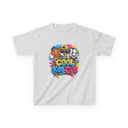 Kids Graphic T-Shirt — 'Cool Kids Club' Fun Cartoon Crew Tee