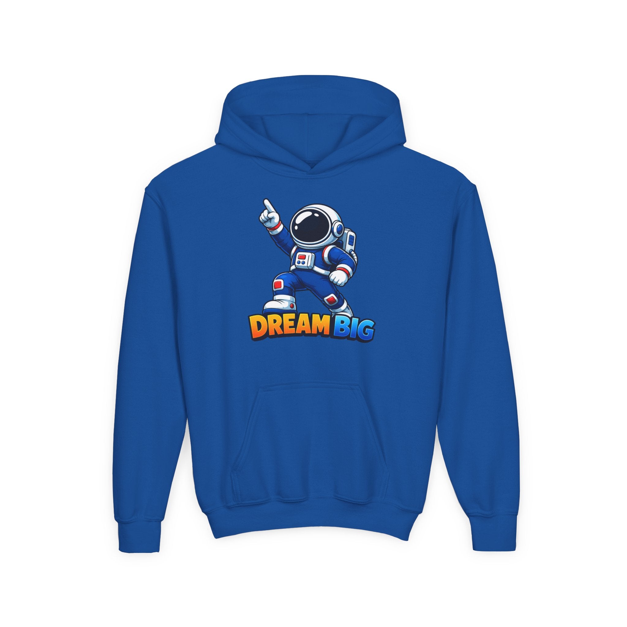 Kidxtr™ Kids Dream Hoodie — 'Dream Big' Cartoon Graphic Sweatshirt