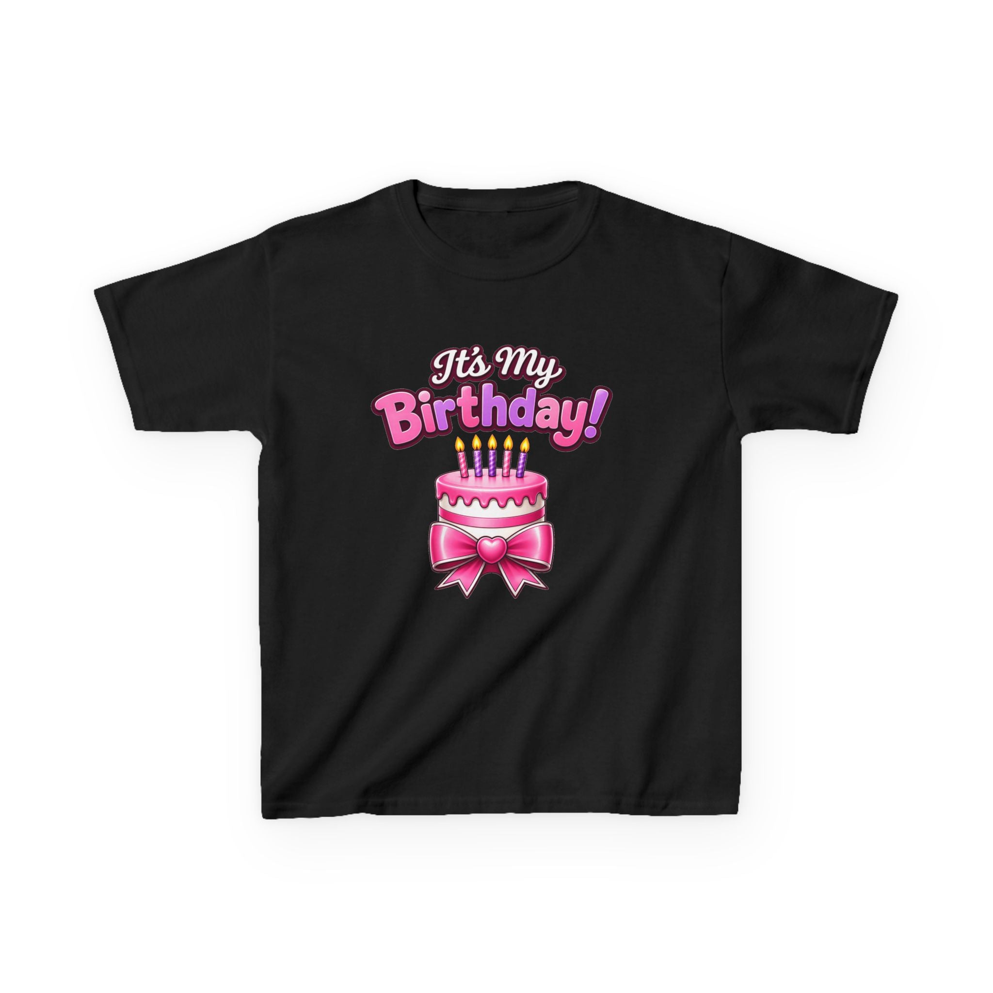 Kidxtr™ Kids Birthday Girl T-Shirt — 'It's My Birthday!' Celebration Graphic Tee
