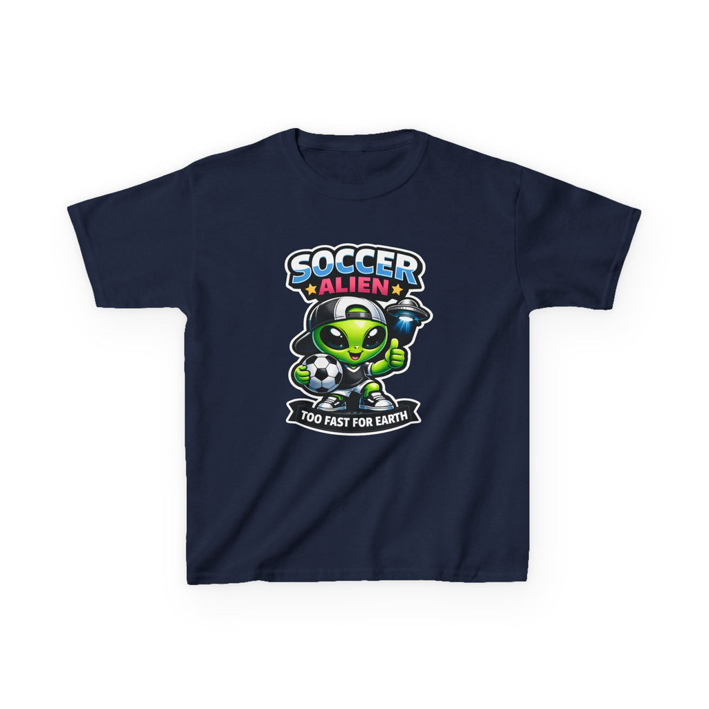 Kids Soccer Alien - Kids T Shirt