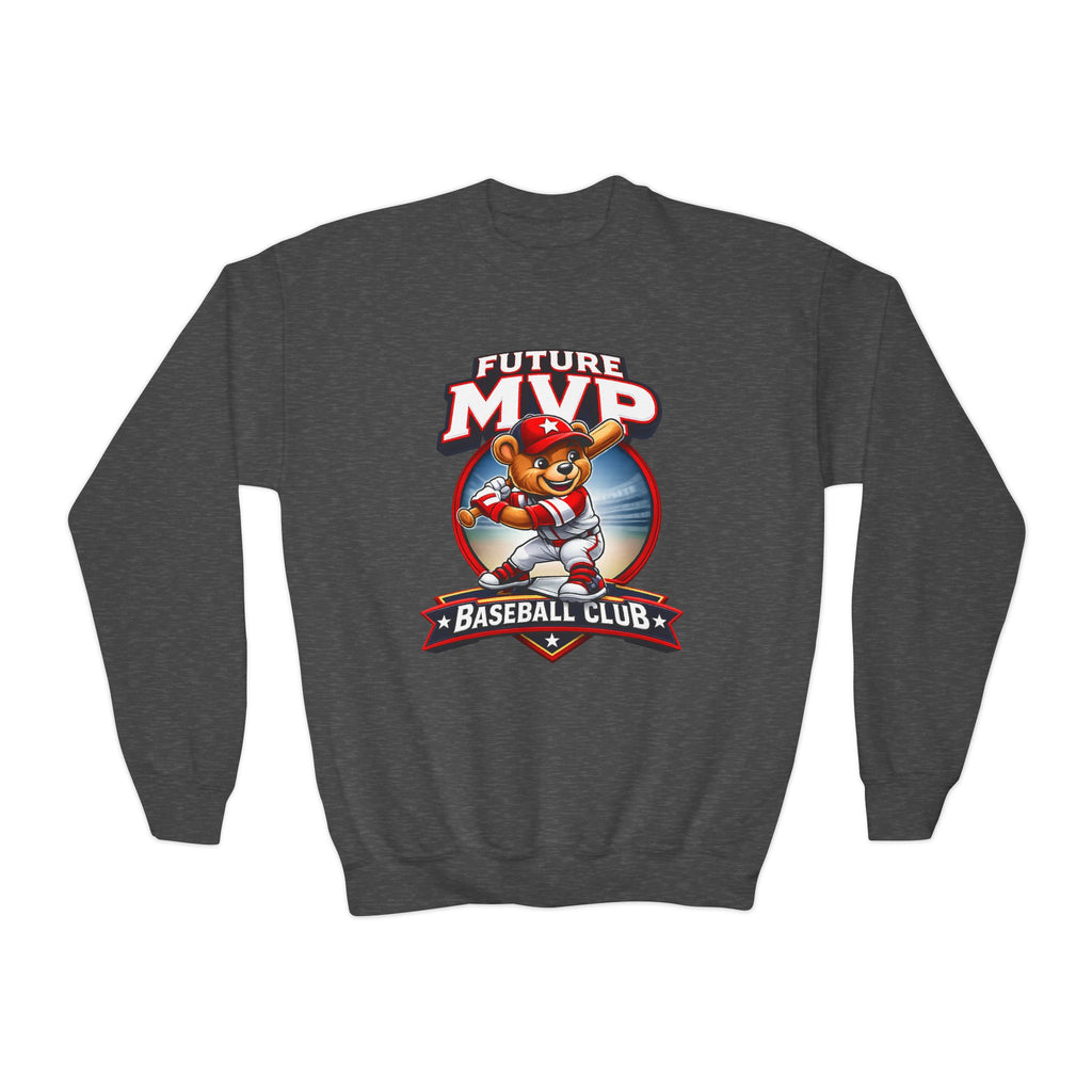 Kidxtr™ Kids MVP Crewneck Sweatshirt — 'MVP Energy' Bold Graphic Youth Sweatshirt