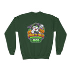 Kidxtr™ Kids Halloween Sweatshirt — 'Trick or Treat Mission' Halloween Graphic Crewneck