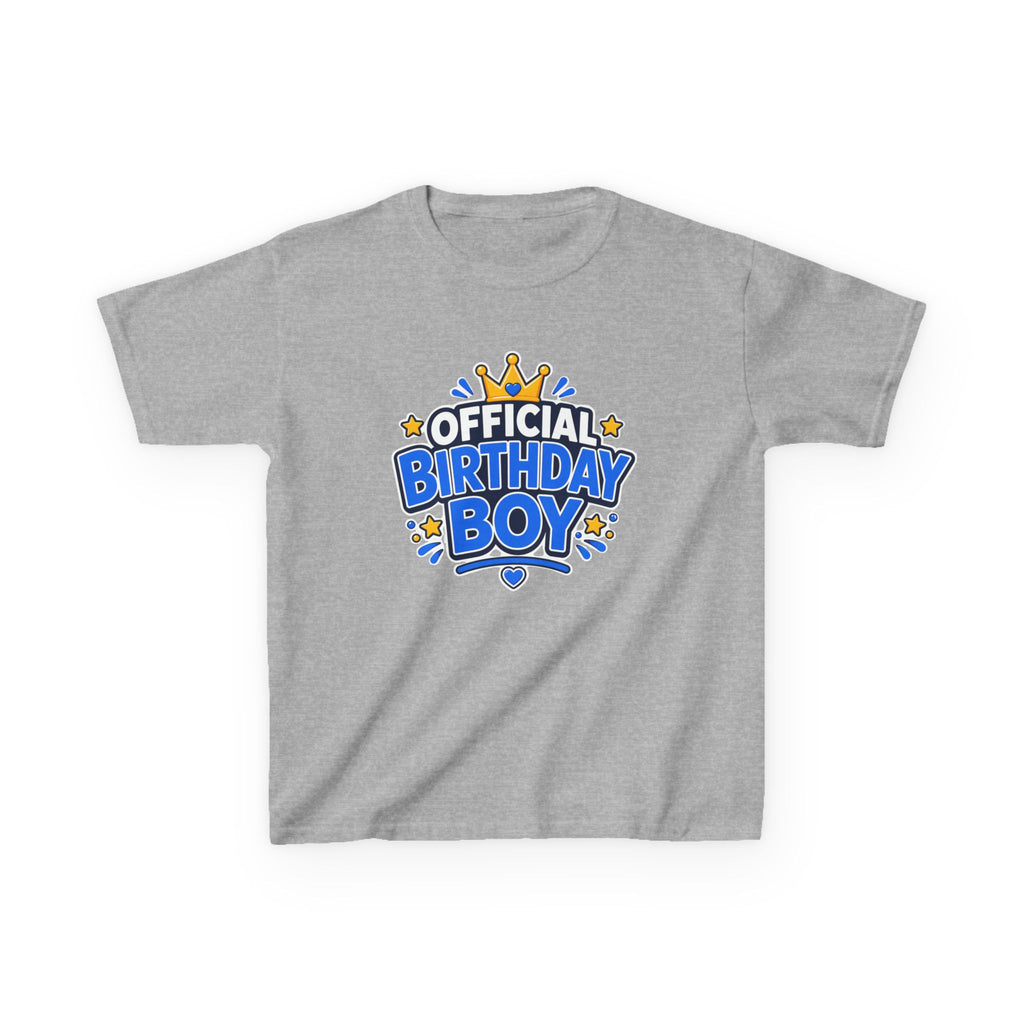 Kids Birthday T-Shirt – Official Birthday Boy Graphic Tee
