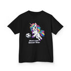 Kids Soccer Unicorn T-Shirt – Mom's Star Graphic Tee