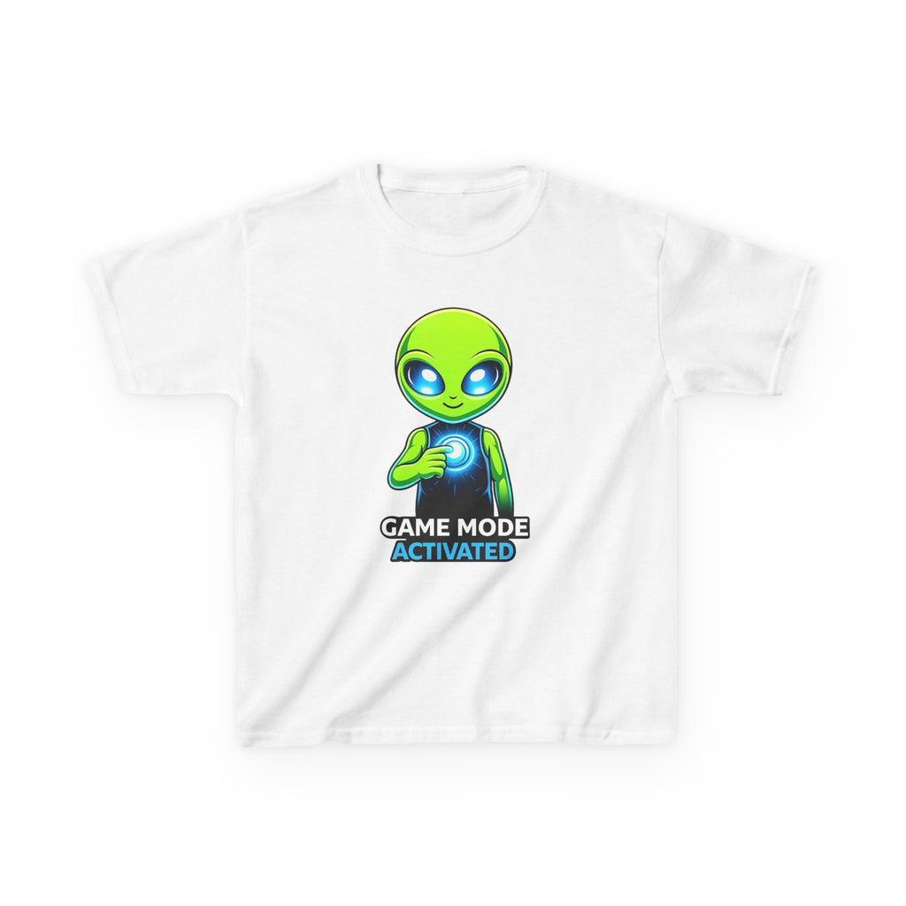 Kids Alien T-Shirt — 'Game Mode Activated' Gamer Graphic Tee