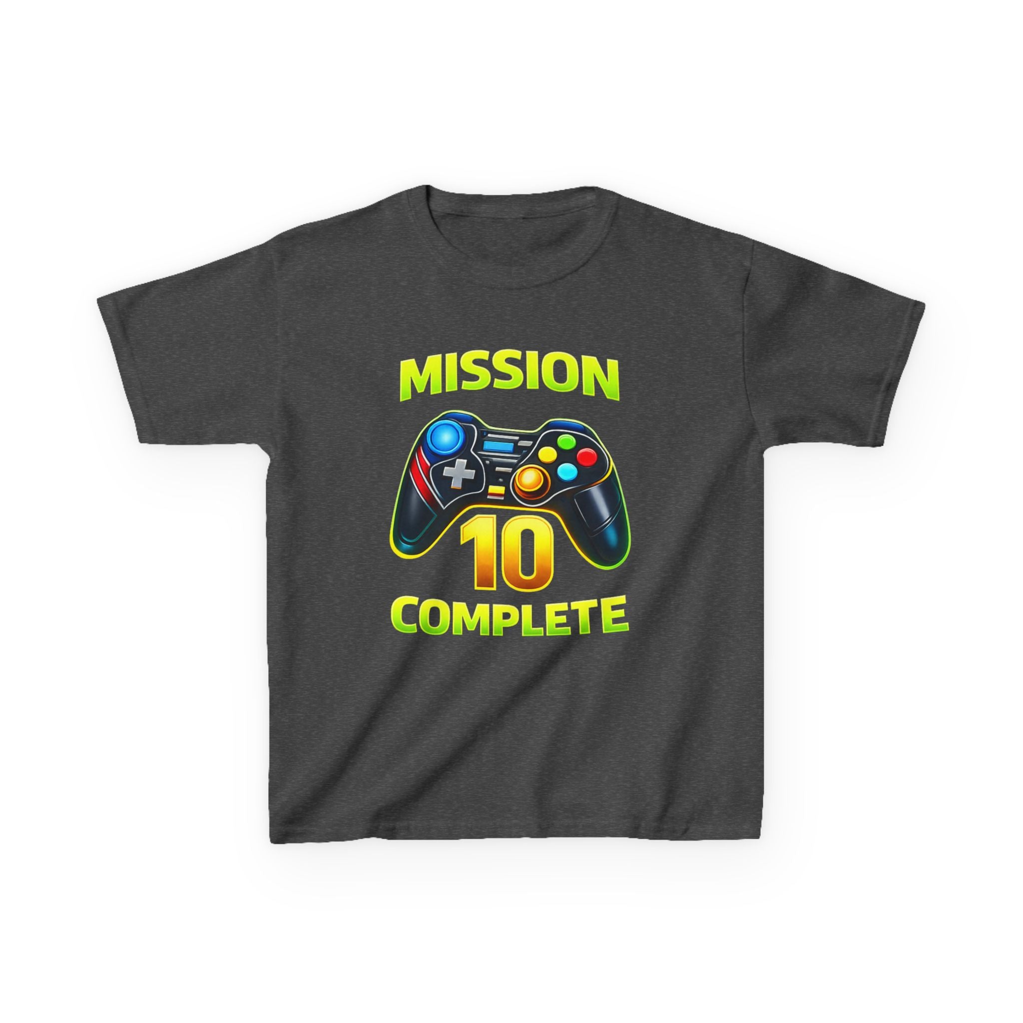 Kids Gamer T-Shirt – Mission Complete Graphic Tee