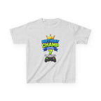 Kids Birthday T-Shirt — 'Birthday Champ' Level 7 Unlocked Gamer Graphic Tee