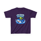 Kids Shark T-Shirt — 'Ocean Rider' Shark & Alien Surf Graphic Tee