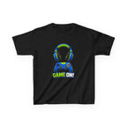 Kids Gamer T-Shirt — 'Game On!' Controller & Headset Gaming Graphic Tee