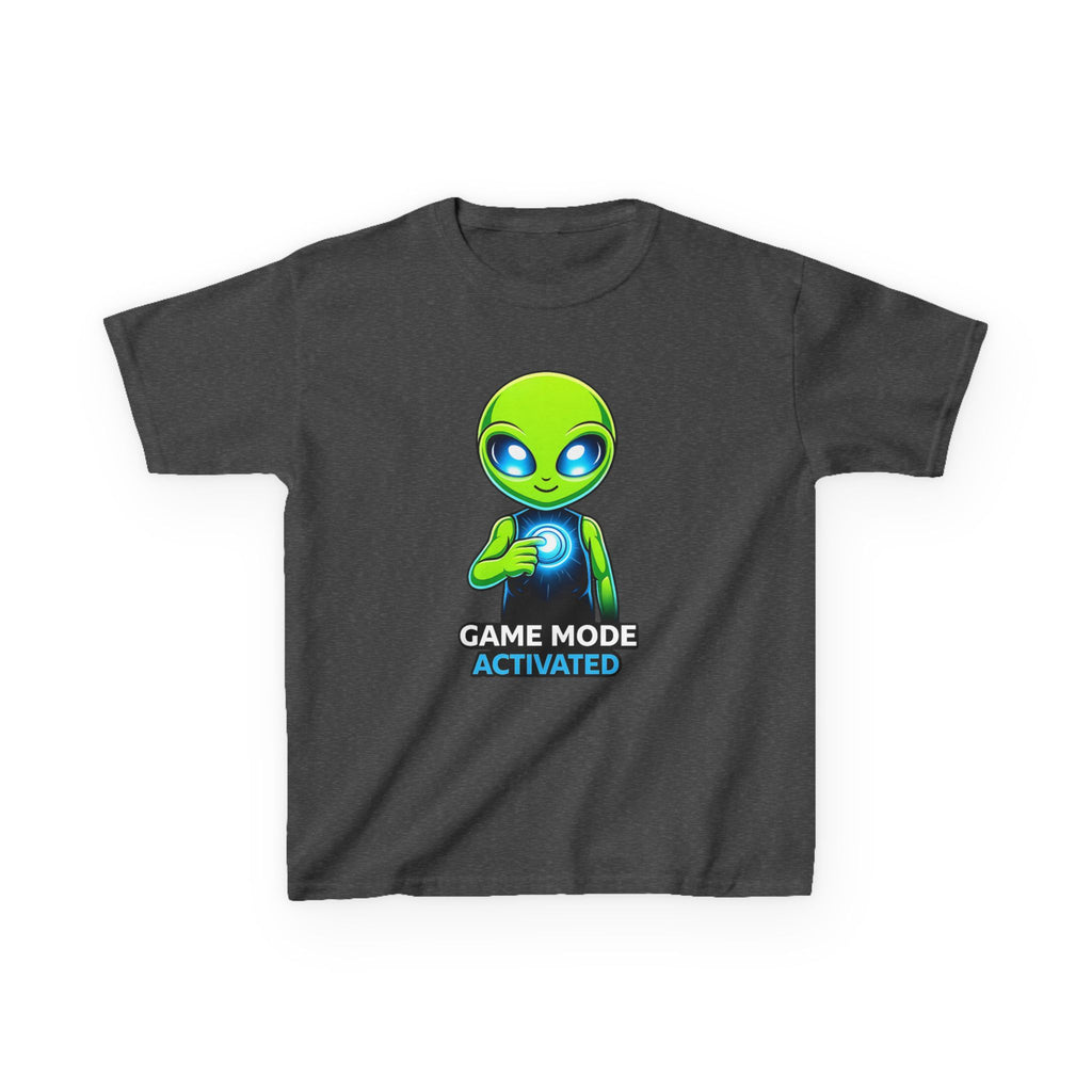 Kids Alien T-Shirt — 'Game Mode Activated' Gamer Graphic Tee