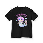 Kids Ocean T-Shirt — 'Make A Splash!' Mermaid & Seahorse Graphic Tee