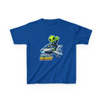 Kids Space Buddy T‑Shirt — Cute Alien in Rocket Tee for Boys & Girls