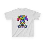 Kids Cosmic Gamer T-Shirt — 'Cosmic Gamer' Rainbow Alien Controller Graphic Tee