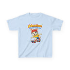 Kids Rabbit T-Shirt — 'Skate or Hop' Skateboarding Rabbit Graphic Tee