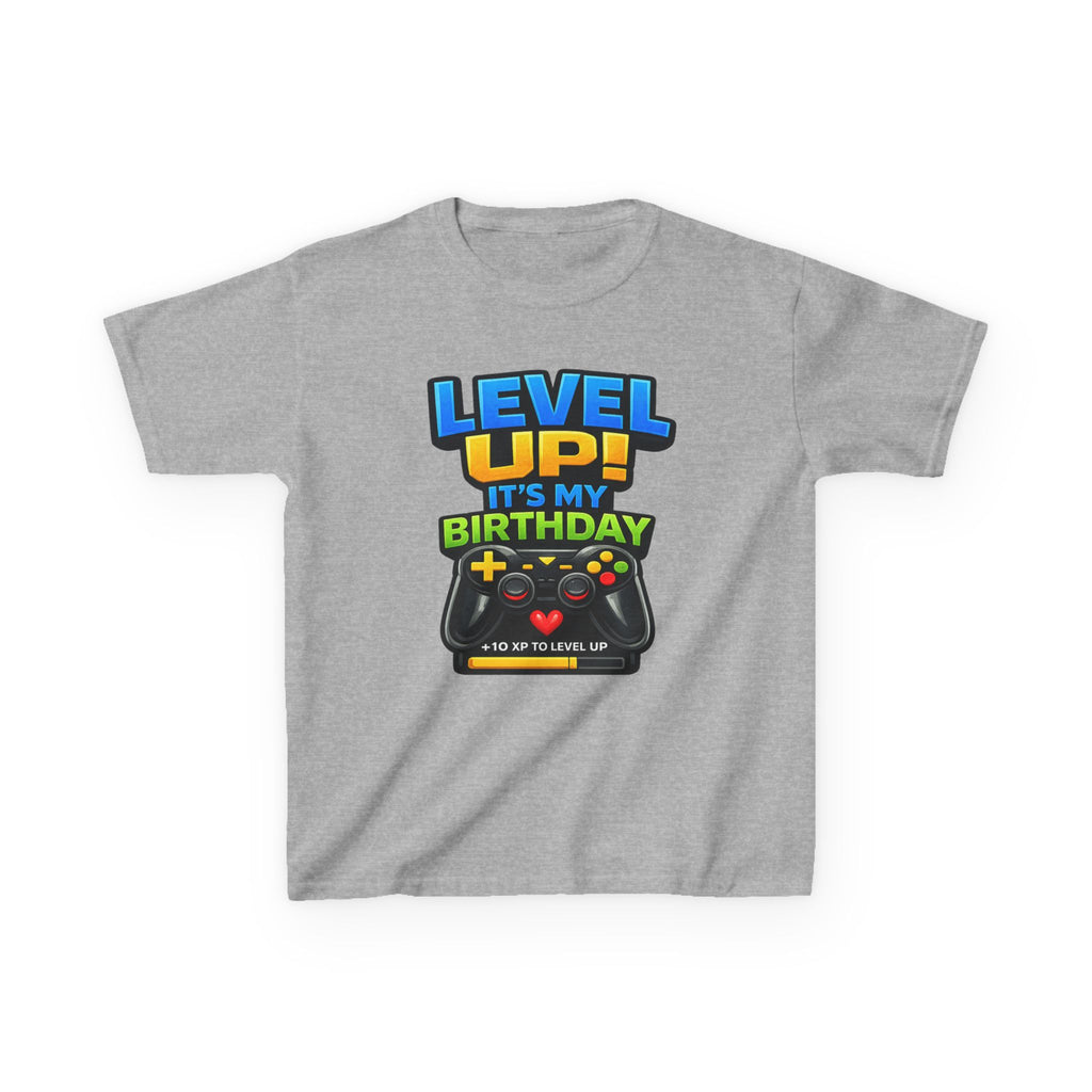 Kids "Level Up! It's My Birthday" Gaming Tee