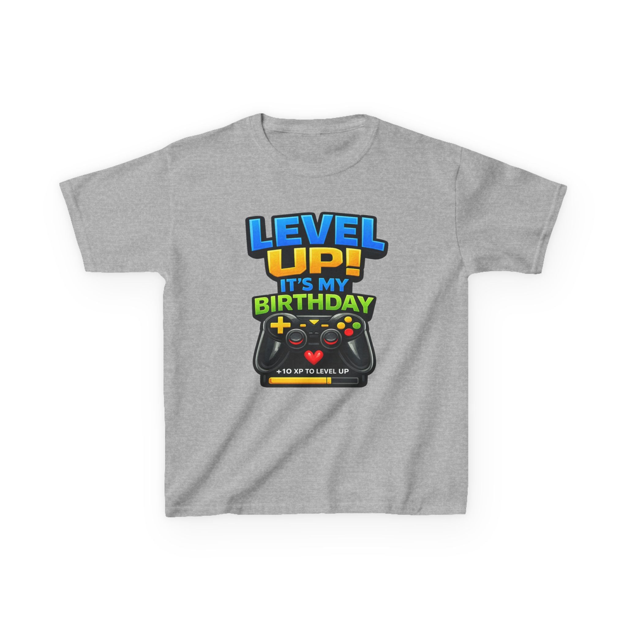 Kids "Level Up! It's My Birthday" Gaming Tee