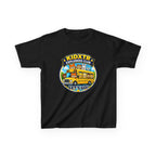 Kids School T-Shirt — 'Let’s Go!' KIDXTR Explorers Club Bus Graphic Tee
